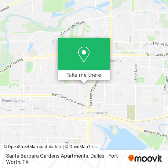 Santa Barbara Gardens Apartments map