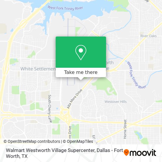 Mapa de Walmart Westworth Village Supercenter