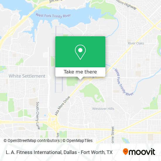 L. A. Fitness International map