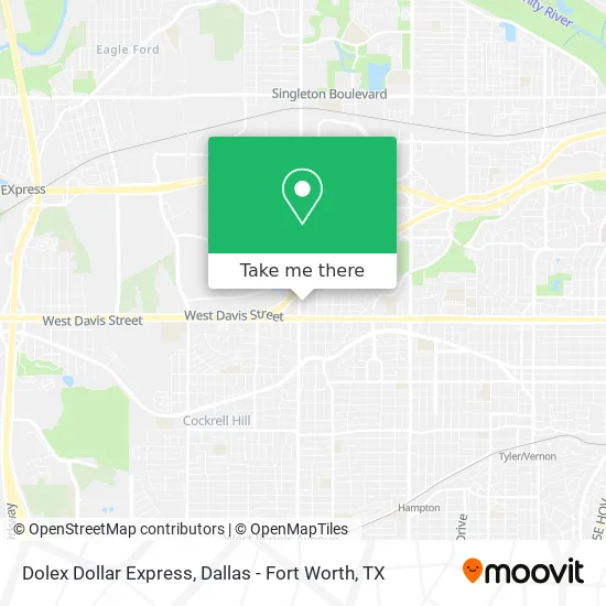Mapa de Dolex Dollar Express