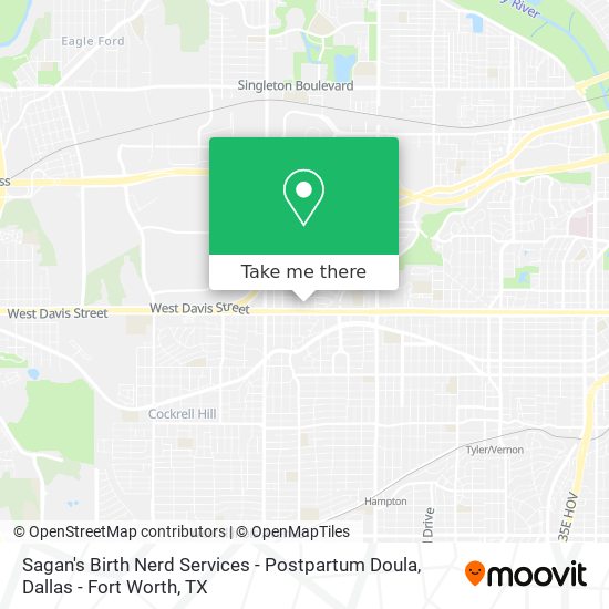 Sagan's Birth Nerd Services - Postpartum Doula map