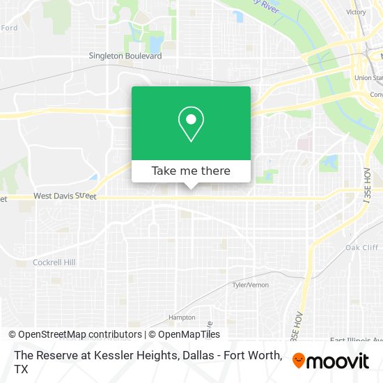 The Reserve at Kessler Heights map