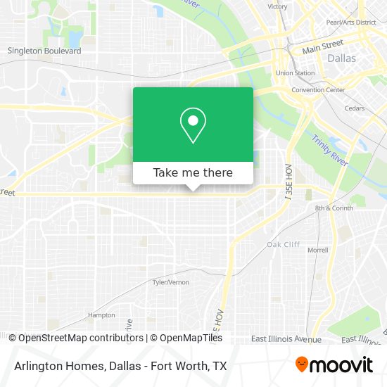 Arlington Homes map