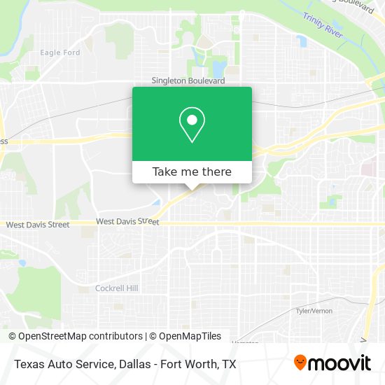 Texas Auto Service map