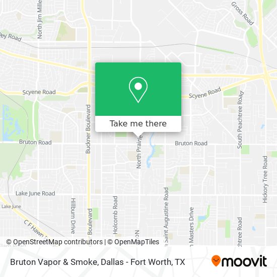 Bruton Vapor & Smoke map