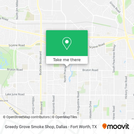 Greedy Grove Smoke Shop map