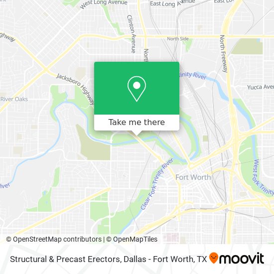 Structural & Precast Erectors map