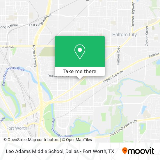 Leo Adams Middle School map