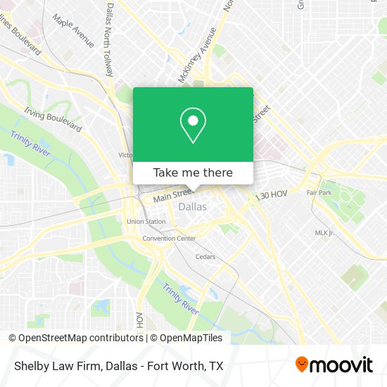 Shelby Law Firm map
