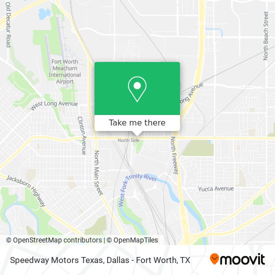 Speedway Motors Texas map