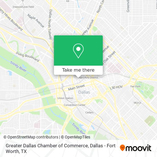 Mapa de Greater Dallas Chamber of Commerce