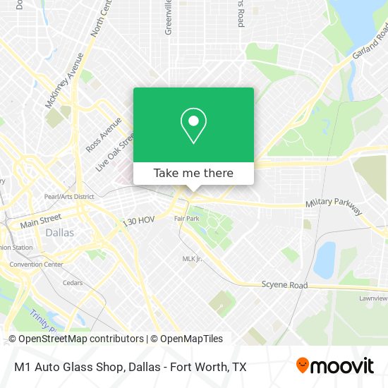 M1 Auto Glass Shop map