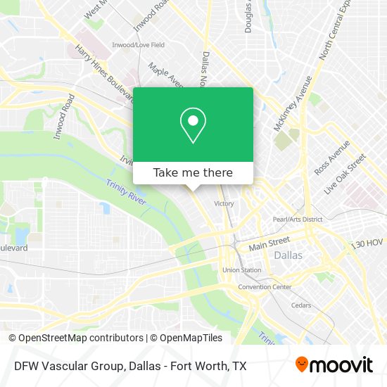 DFW Vascular Group map