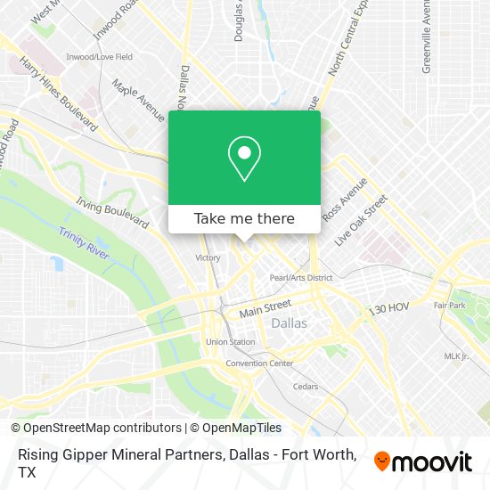 Rising Gipper Mineral Partners map