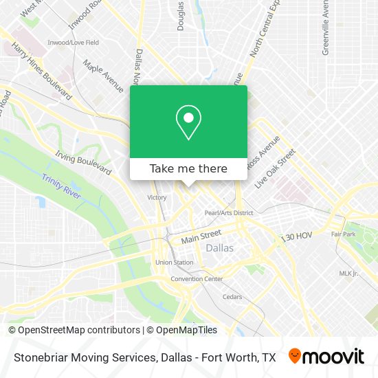 Stonebriar Moving Services map