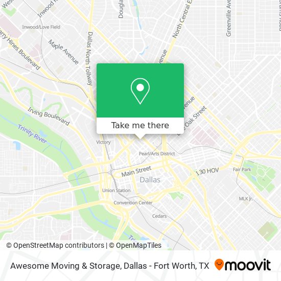 Awesome Moving & Storage map