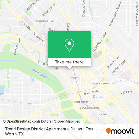 Trend Design District Apartments map