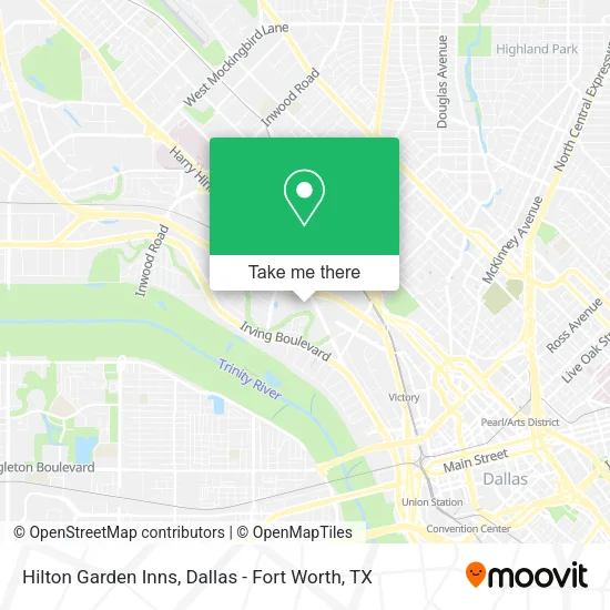 Mapa de Hilton Garden Inns