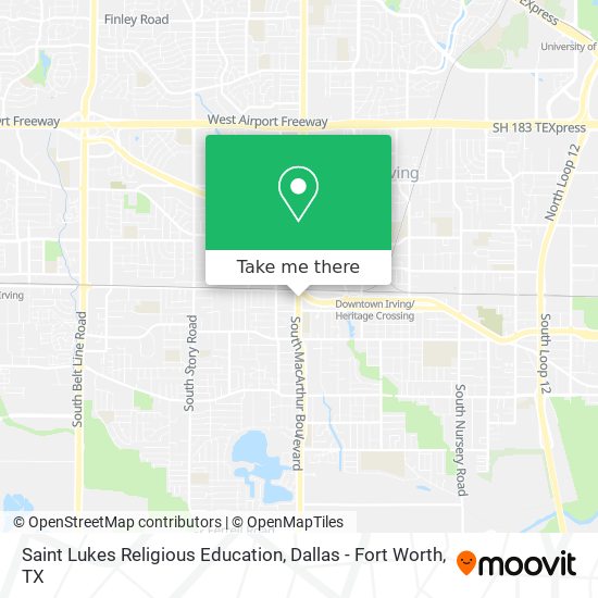 Saint Lukes Religious Education map