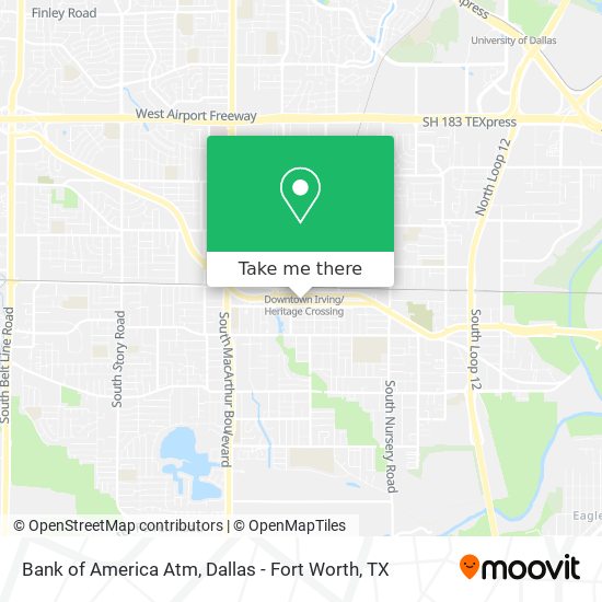 Bank of America Atm map
