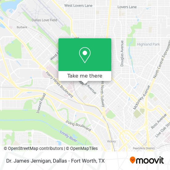 Dr. James Jernigan map