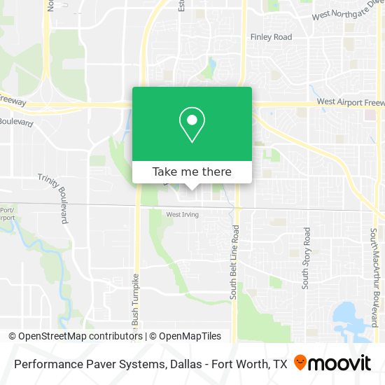 Performance Paver Systems map