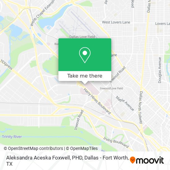 Mapa de Aleksandra Aceska Foxwell, PHD