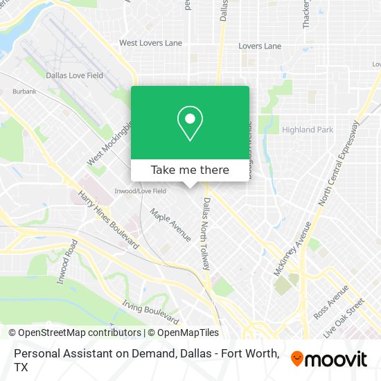 Mapa de Personal Assistant on Demand