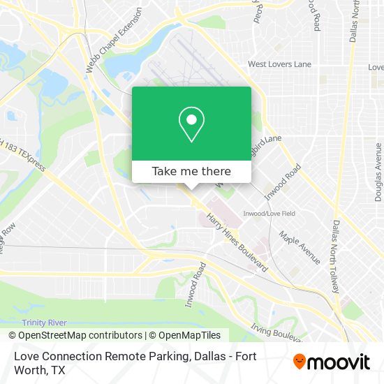 Love Connection Remote Parking map