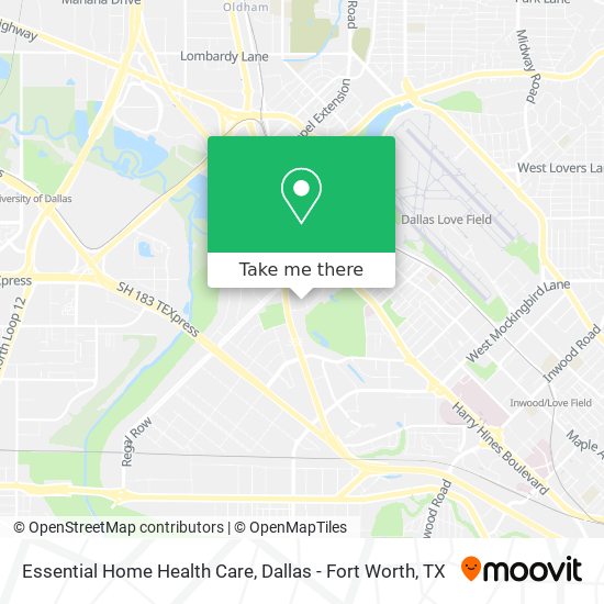 Essential Home Health Care map