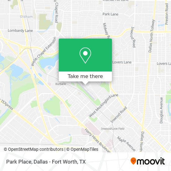 Mapa de Park Place