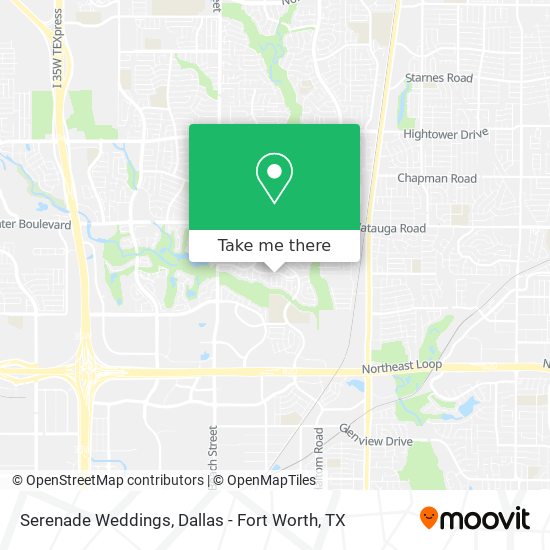 Serenade Weddings map