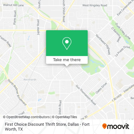 Mapa de First Choice Discount Thrift Store