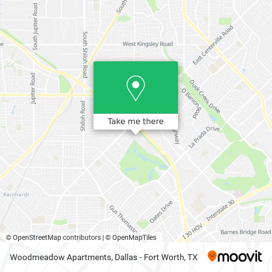 Mapa de Woodmeadow Apartments