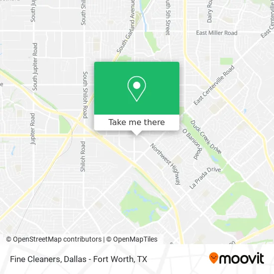 Fine Cleaners map