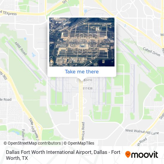 Dallas Fort Worth International Airport map