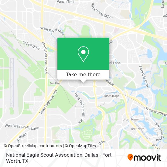 Mapa de National Eagle Scout Association