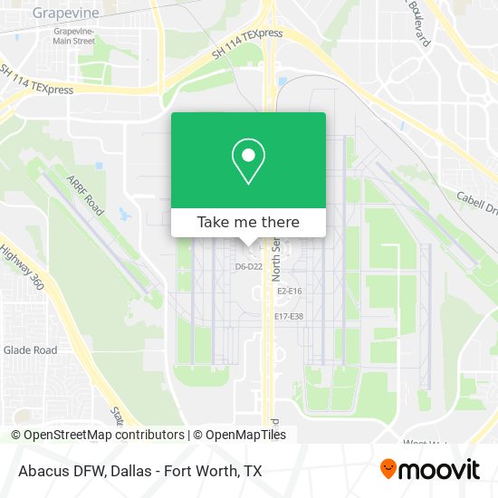 Abacus DFW map