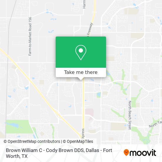 Brown William C - Cody Brown DDS map