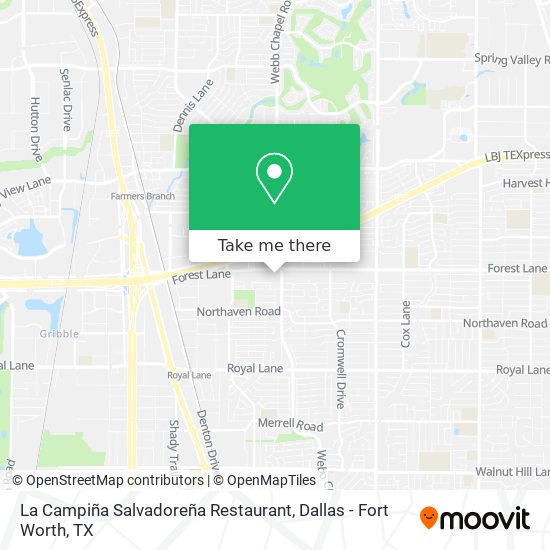 La Campiña Salvadoreña Restaurant map