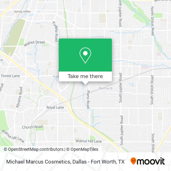 Michael Marcus Cosmetics map