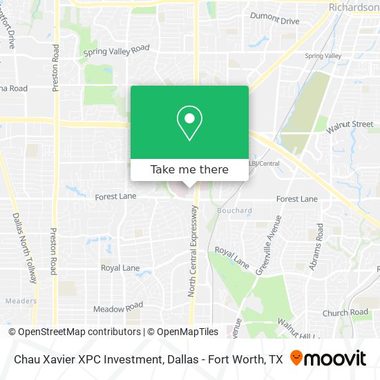 Chau Xavier XPC Investment map