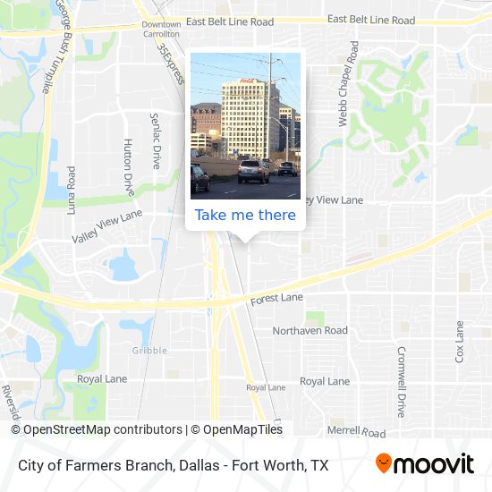 City of Farmers Branch map
