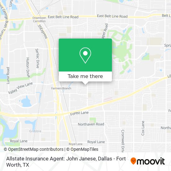 Mapa de Allstate Insurance Agent: John Janese