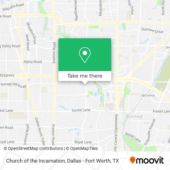 Mapa de Church of the Incarnation