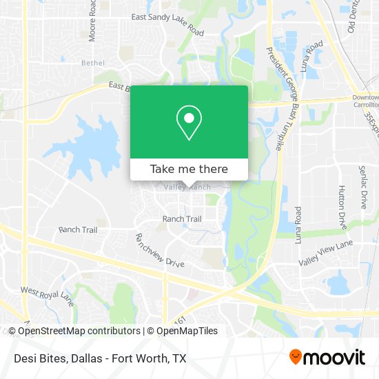 Mapa de Desi Bites