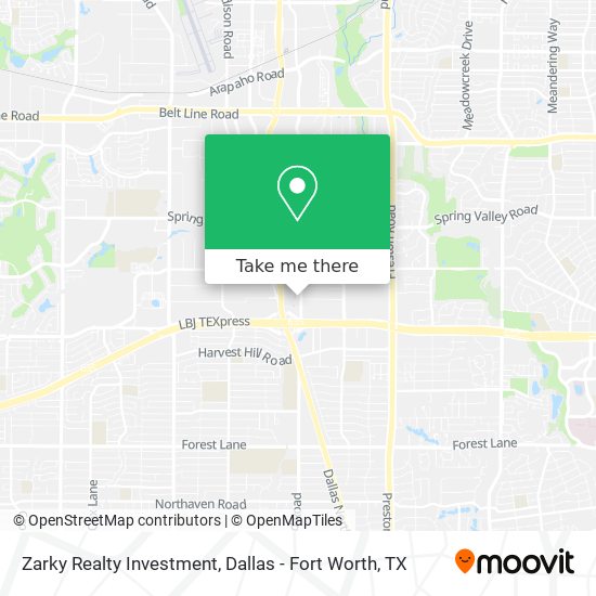 Zarky Realty Investment map