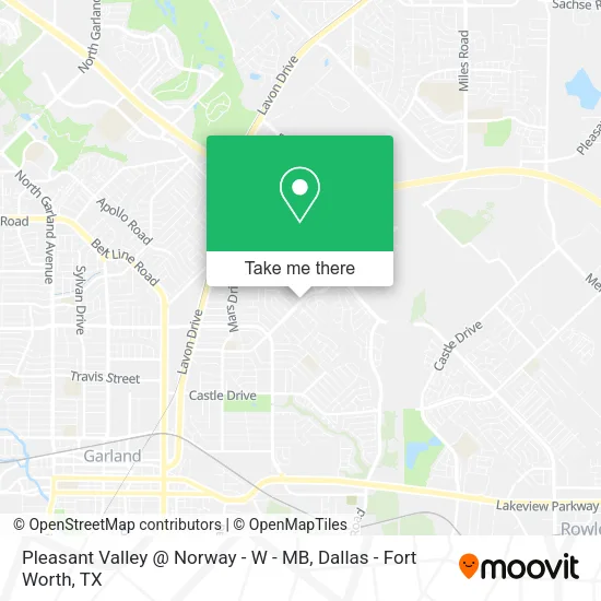 Pleasant Valley @ Norway - W - MB map