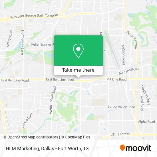 HLM Marketing map