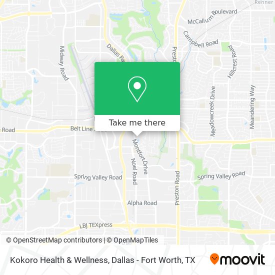 Kokoro Health & Wellness map